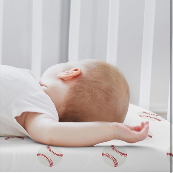 Sweet Jojo Designs Baseball Boy Baby Bassinet Sheets – 2pack - Picture 3 of 8